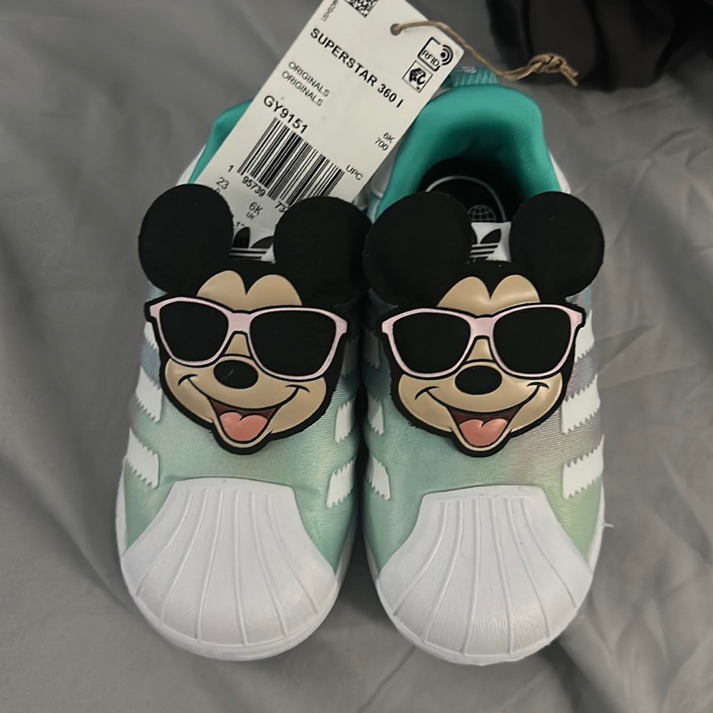Mickey Mouse toddler Adidas shoes